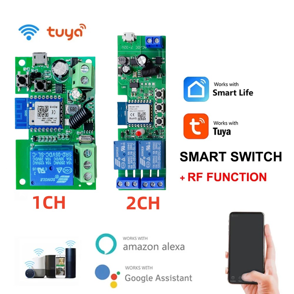 Relay Module 5V - Alexa Akıllı Anahtar Tuya Akıllı Ev
