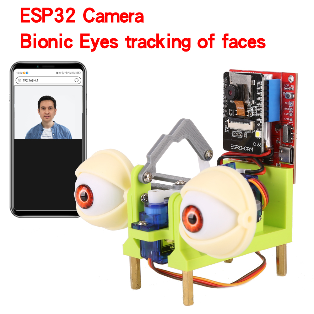 Diy Electronics Kits - WatchEye ESP32 Kamera Biyonik Gözler Yüzlerin