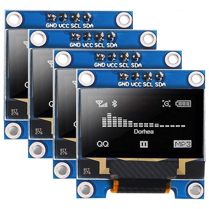Oled Display Module - A37T-4 Adet 0.96 Inç OLED Ekran