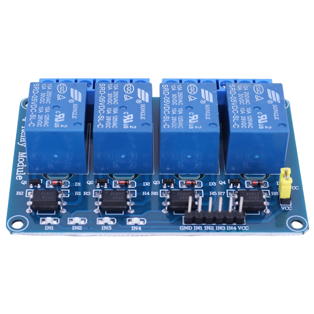 5V 12V 4 Kanallı Röle Kartı, O - Relay Module 5V incelemesi ve fiyatı