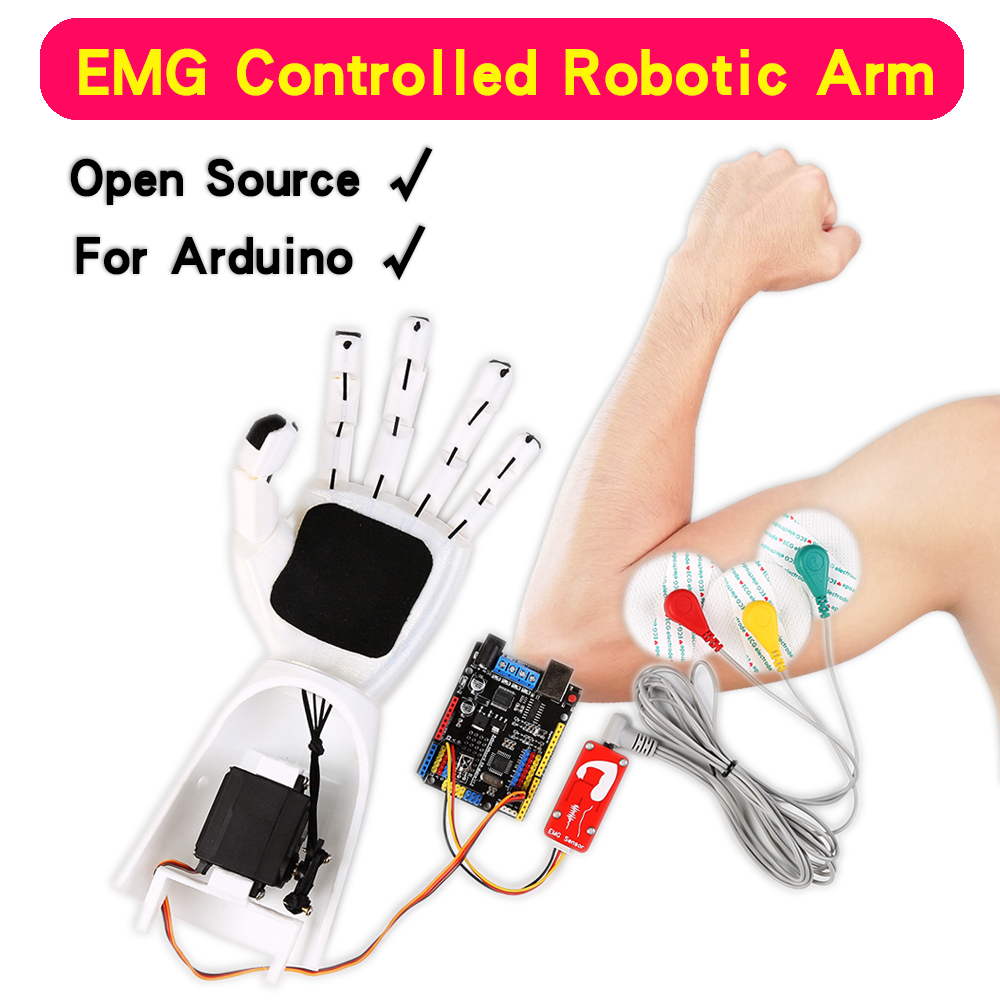 EMG sensörü robotik kol elektr - Diy Electronics Kits incelemesi ve fiyatı
