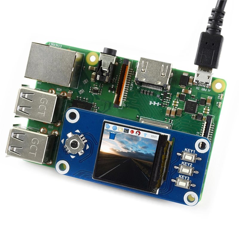 Raspberry Pi için HAT 1.3 inç  - Raspberry Pi Zero incelemesi ve fiyatı