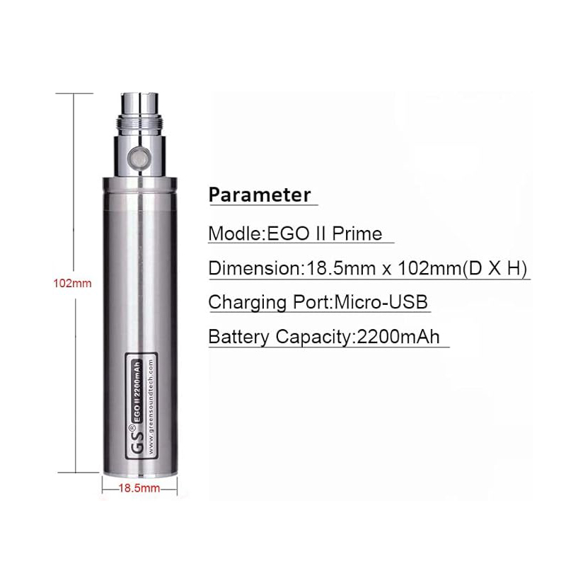 GS eGo II başbakan Passthrough - Diy Vape Electronics incelemesi ve fiyatı