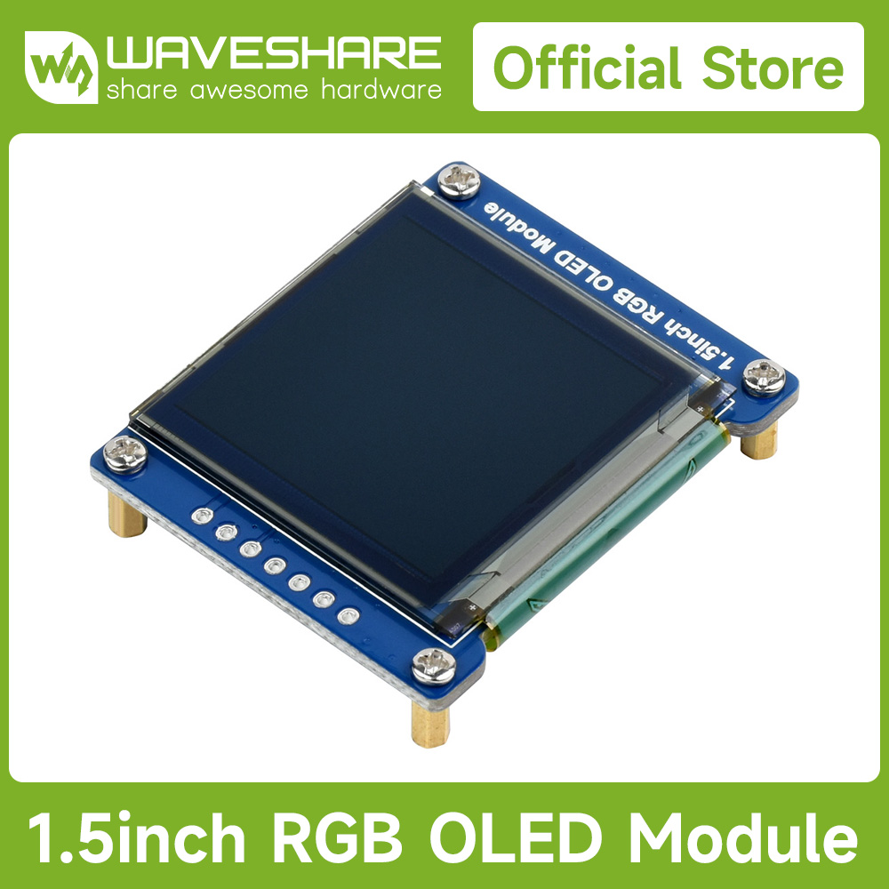 Waveshare1.5 inç RGB OLED ekra - Oled Display Module incelemesi ve fiyatı