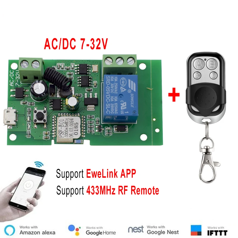 Ewelink AC/DC 5 V 7 V-32 V 1 K - Relay Module 5V incelemesi ve fiyatı