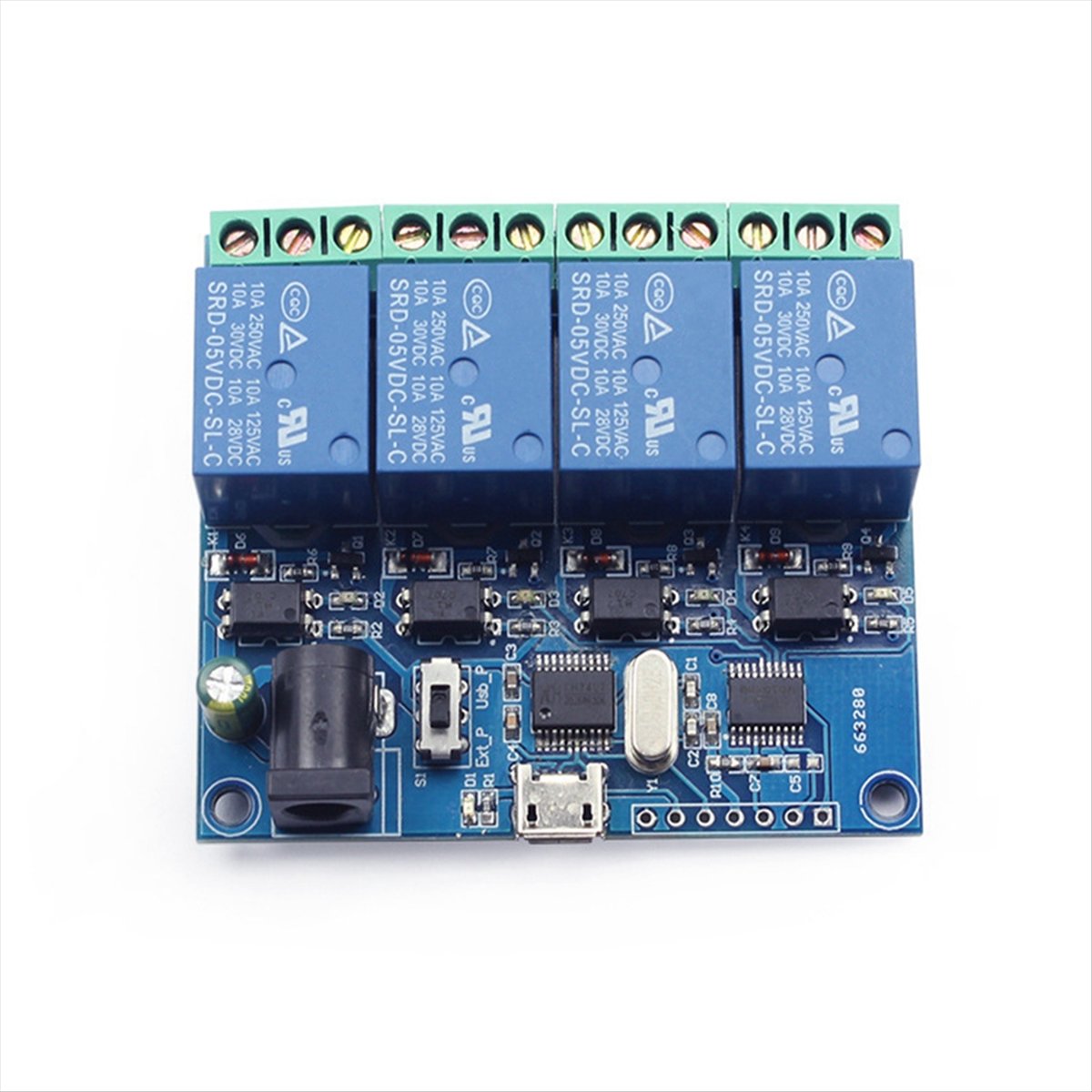 AT42 4 Kanallı USB Röle Modülü - Relay Module 5V incelemesi ve fiyatı