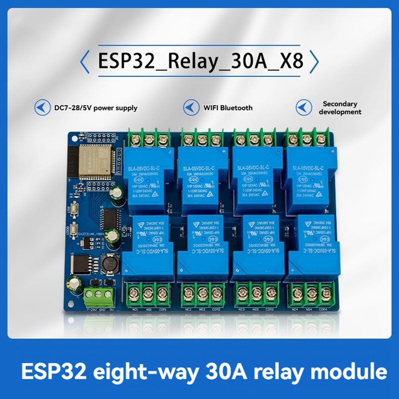 8 Kanallı Röle Modülü 30A DC7- - Relay Module 5V incelemesi ve fiyatı