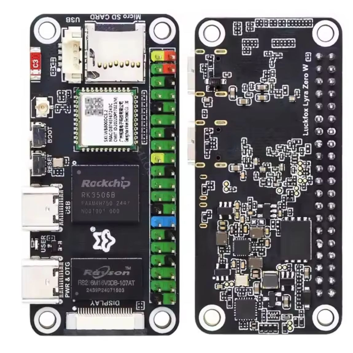Luckfox Lyra Zero W RK3506B Ro - Raspberry Pi Zero incelemesi ve fiyatı