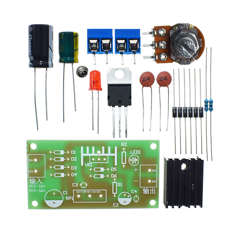 LM317 Ayarlanabilir Güç Kaynağ - Lm317 Voltage Regulator incelemesi ve fiyatı