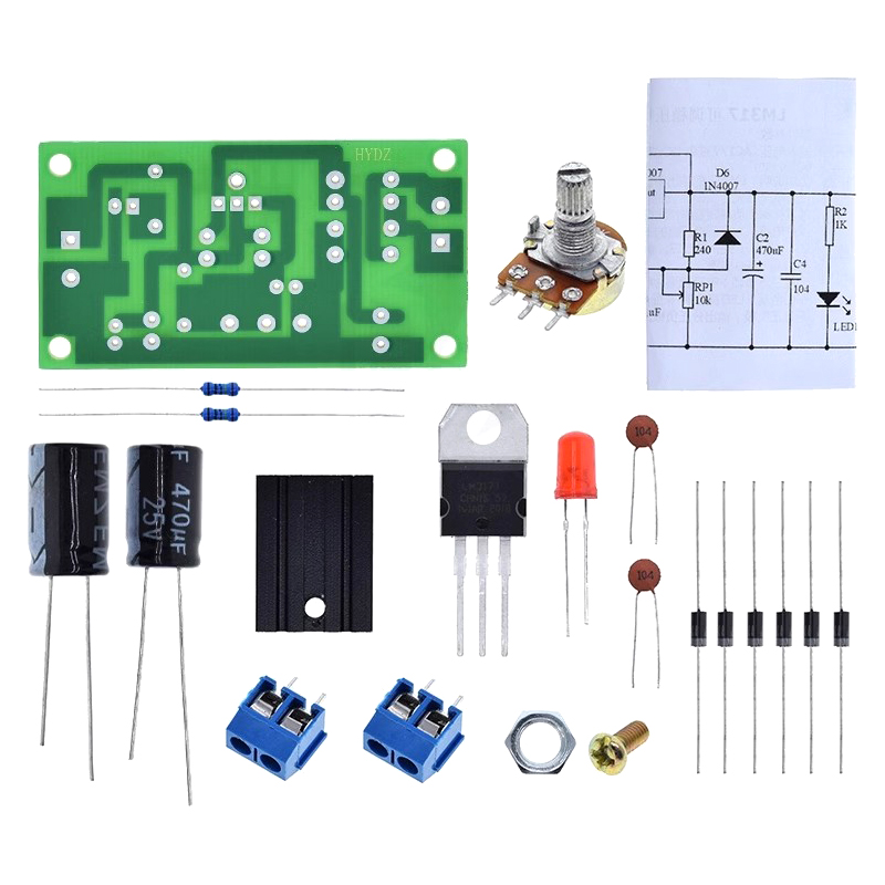 LM317 Ayarlanabilir Güç Kaynağ - Lm317 Voltage Regulator incelemesi ve fiyatı
