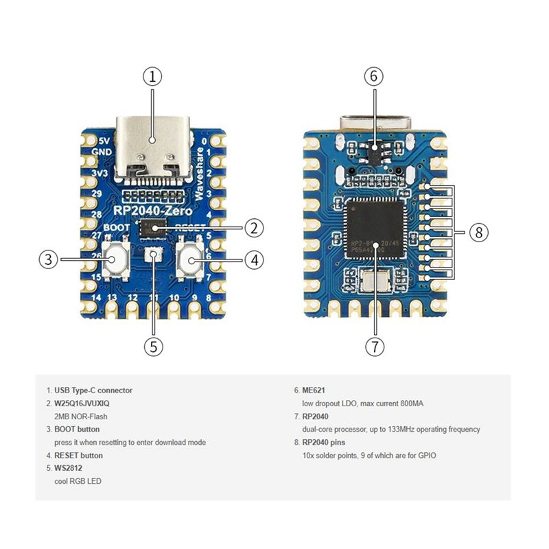Raspberry Pi için AT82-RP2040- - Raspberry Pi Zero incelemesi ve fiyatı