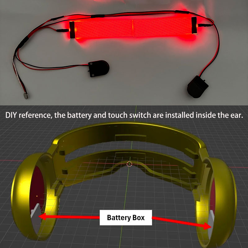 Kırmızı Esnek Bükülebilir DIY  - Diy Halloween Electronics incelemesi ve fiyatı