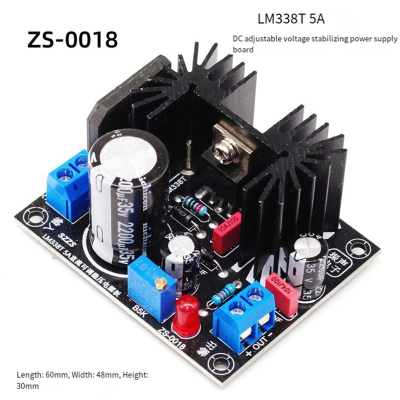 LM338 5A Çıkış Ayarlanabilir D - Diy Electronics Filament incelemesi ve fiyatı