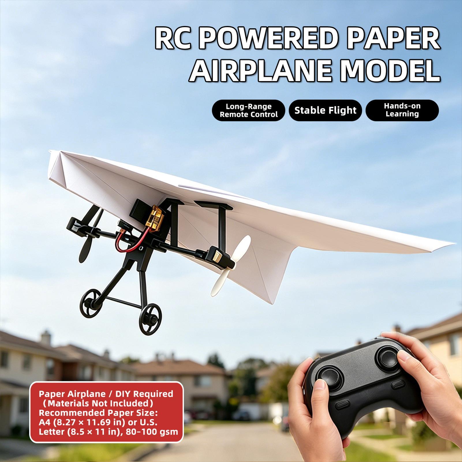 Kendin Yap RC Kağıt Uçak Kiti, - Diy Electronics Kits incelemesi ve fiyatı