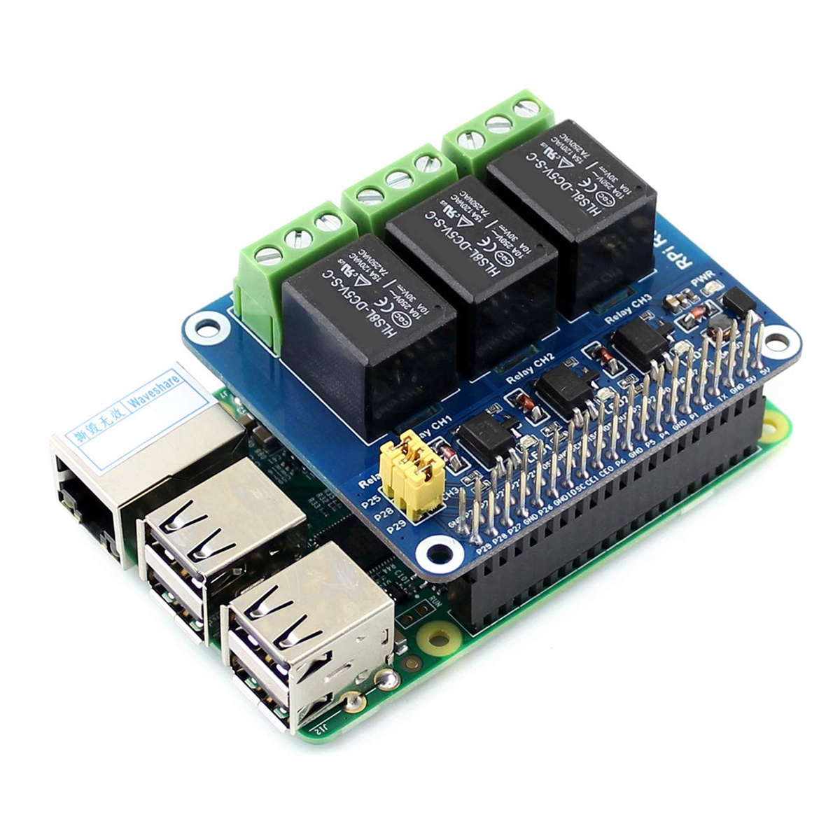 Waveshare 5V 3 Kanallı Röle Mo - Relay Module 5V incelemesi ve fiyatı