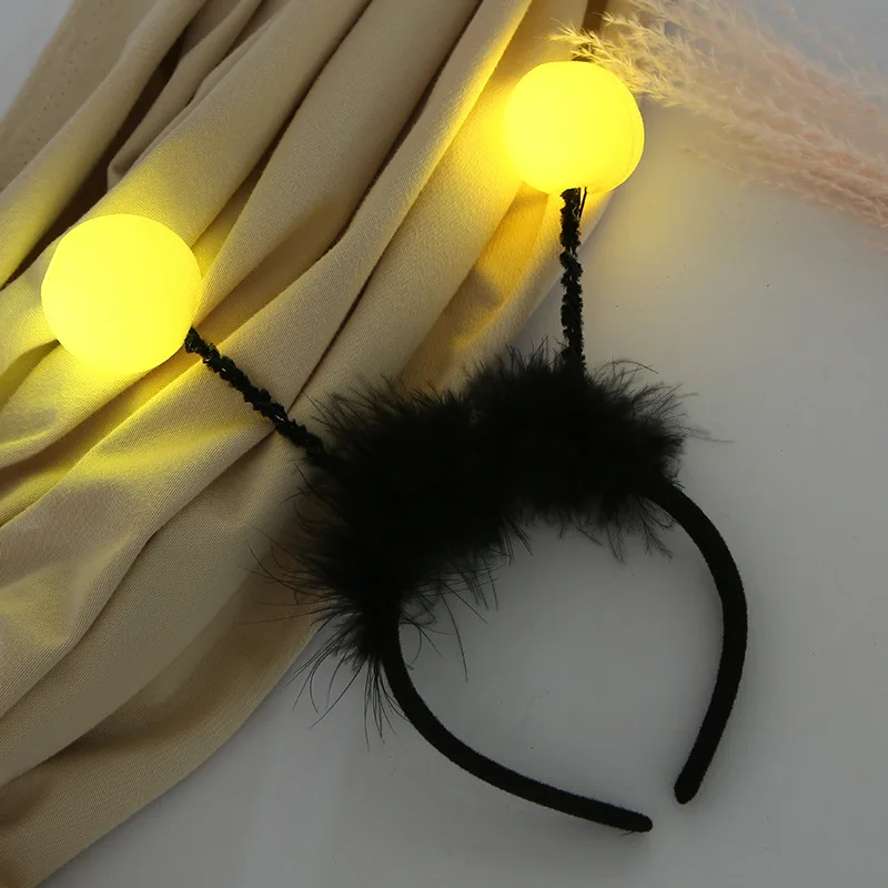 Yanıp sönen tüy arı anten topu - Diy Halloween Electronics incelemesi ve fiyatı