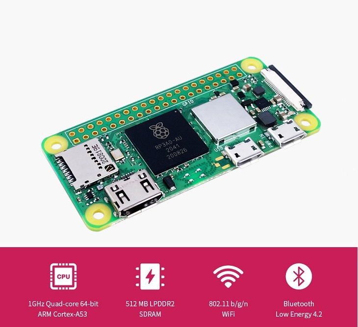 Raspberry Pi Zero 2 W, Beş Kat - Raspberry Pi Zero incelemesi ve fiyatı