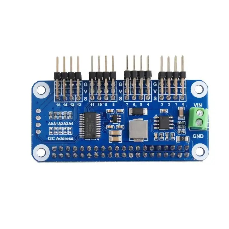 16 Kanal PWM Servo Motor Sürüc - Raspberry Pi Zero incelemesi ve fiyatı