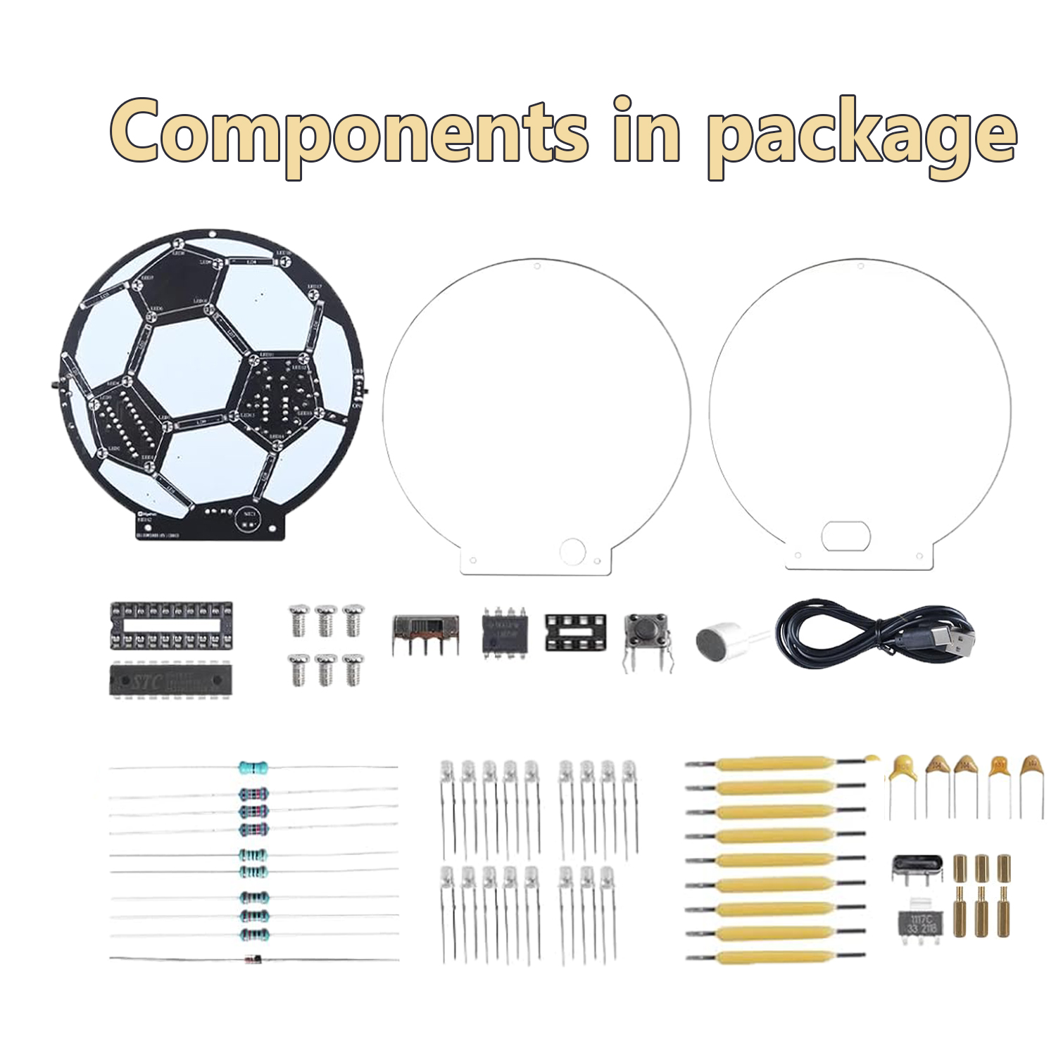DIY Futbol Topu LED Lehimleme  - Diy Electronics Filament incelemesi ve fiyatı