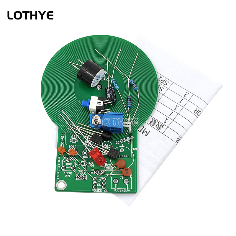 DC 3 V-5 V Metal Dedektörü Kit - Diy Electronics Com incelemesi ve fiyatı