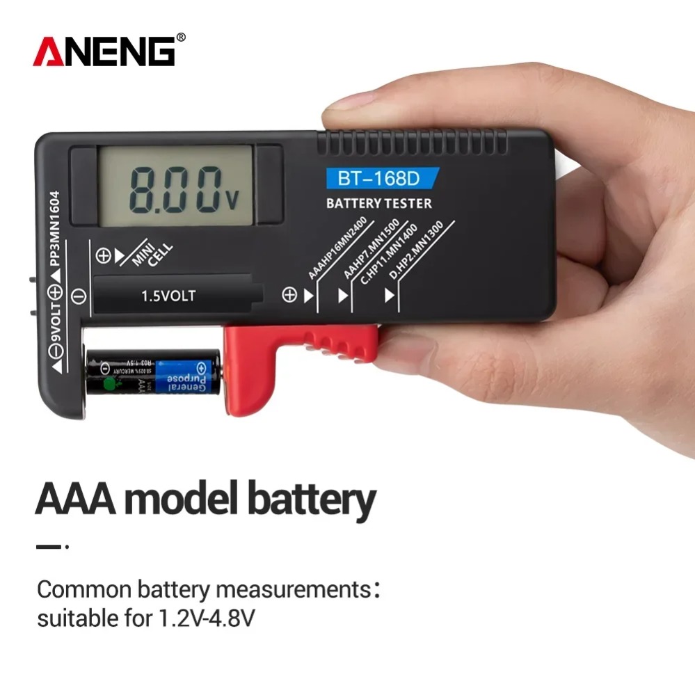 Pil Test Cihazı ANENG BT-168/  - Diy Electronics Test Equipment incelemesi ve fiyatı