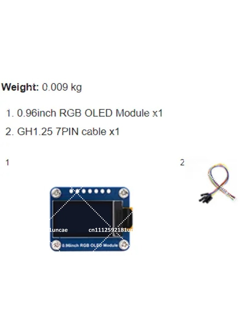 0.96 inç RGB OLED Ekran Modülü - Oled Display Module incelemesi ve fiyatı
